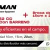 Ahoyador Alterman 52cc con barreno disponible en Savake
